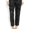 Marc Jacobs Paisley Jacquardpaneled Woolblend Satin Pants in Gray (black) - Lyst