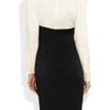 Marchesa Embellished Twotone Silkcrepe Dress in Black - Lyst