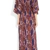 Matthew Williamson Pythonprint Silkchiffon Maxi Dress in Pink - Lyst