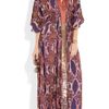 Matthew Williamson Pythonprint Silkchiffon Maxi Dress in Pink - Lyst