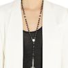 Pamela Love Silverplated Dagger and Resin Necklace in Silver - Lyst