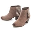 Ash Nevada Studded Bootie in Beige - Lyst