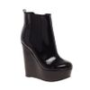 Asos Asos Attend Chelsea Wedge Ankle Boots in Black - Lyst