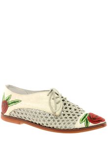 Asos Asos Meadow Leather Flat Shoes - Lyst