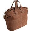 Givenchy Croc Stamped Medium Nightingale Satchel in Brown - Lyst