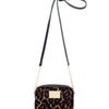 Michael Kors Jet Set Calfhair Crossbody in Black (jet) - Lyst
