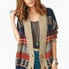 Nasty Gal Uri Stripe Cardi in Multicolor - Lyst