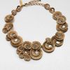 Oscar De La Renta Spiral Collar Necklace in Gold - Lyst