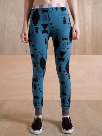 Pam Pam Womens Chip Printed Leggings - Lyst