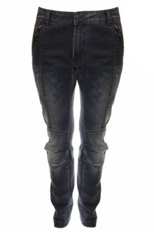Pierre Balmain Skinny Biker Jeans Blue - Lyst