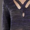 Theyskens' Theory X Neck Sweater in Blue (mauve) - Lyst