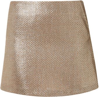 Topshop  Texture Pelmet Skirt - Lyst