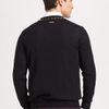 Versace Wool Stud Cardigan in Black for Men - Lyst