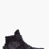 Balmain Black Calfhair Sneakers in Black for Men - Lyst