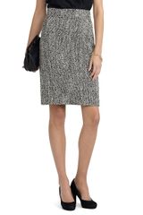 Brooks Brothers Wool Boucle Herringbone Skirt