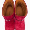 Chloé Burgundy Suede Wedge Boots in Red (burgundy) - Lyst