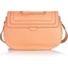 Chloé Marcie Leather Shoulder Bag in Orange - Lyst