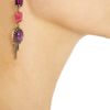 Emilio Pucci Glass and Agate Earrings in Purple - Lyst