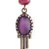 Emilio Pucci Glass and Agate Earrings in Purple - Lyst
