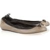 Gucci Leather Ballet Flats in Gray (mushroom) - Lyst