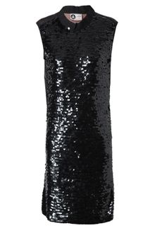 Lanvin Appliquéd Sequin Dress - Lyst