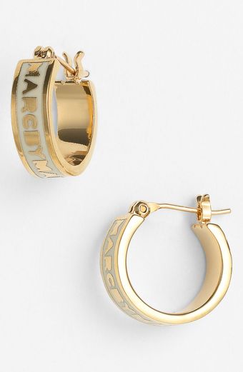 Marc By Marc Jacobs Classic Marc Hoop Earrings - Lyst
