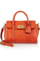 Mulberry Small Bayswater Textured Leather Bag