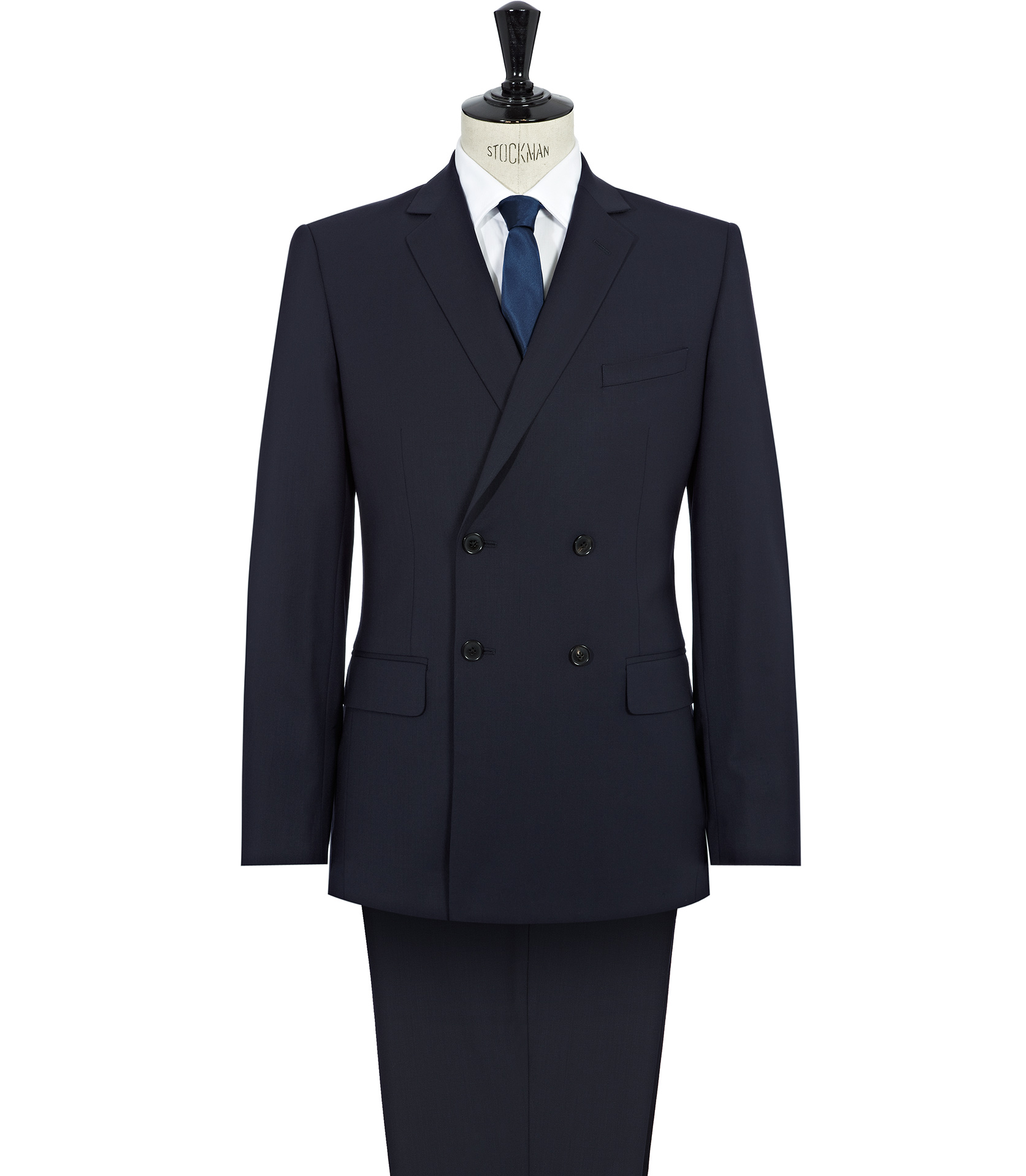 Reiss Classic Double Breasted Suit in Blue for Men (navy) Lyst