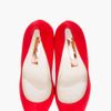 Rupert Sanderson Red Suede Laira Heels in Red - Lyst