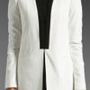 Bcbgmaxazria Blazer in White (off white) - Lyst