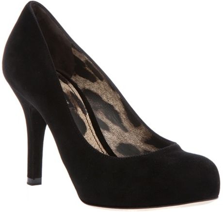 Dolce & Gabbana Court Shoe Pump in Black - Lyst