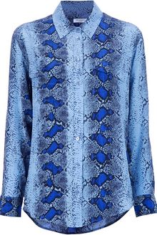 Equipment Powder Python Print Shirt - Lyst