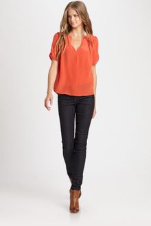 Joie Amone Silk Top - Lyst
