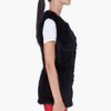 Matthew Williamson Black Rabbit Fur Gilet Vest in Black - Lyst
