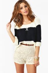 Nasty Gal Crochet Tap Shorts