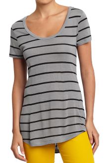 Old Navy Long Jersey linen Tees - Lyst