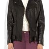 Alexander Mcqueen Leather Biker Jacket in Black - Lyst