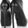 Alexander Mcqueen Studded Leather Ankle Boots in Black - Lyst