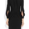 Altuzarra Cutout Crepetwill Dress in Black - Lyst