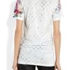 Balmain Printed Cottonjersey Tshirt in Floral (white) - Lyst
