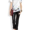Balmain Printed Cottonjersey Tshirt in Floral (white) - Lyst
