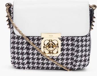 Chloé Houndstooth Elsie Evening Bag - Lyst