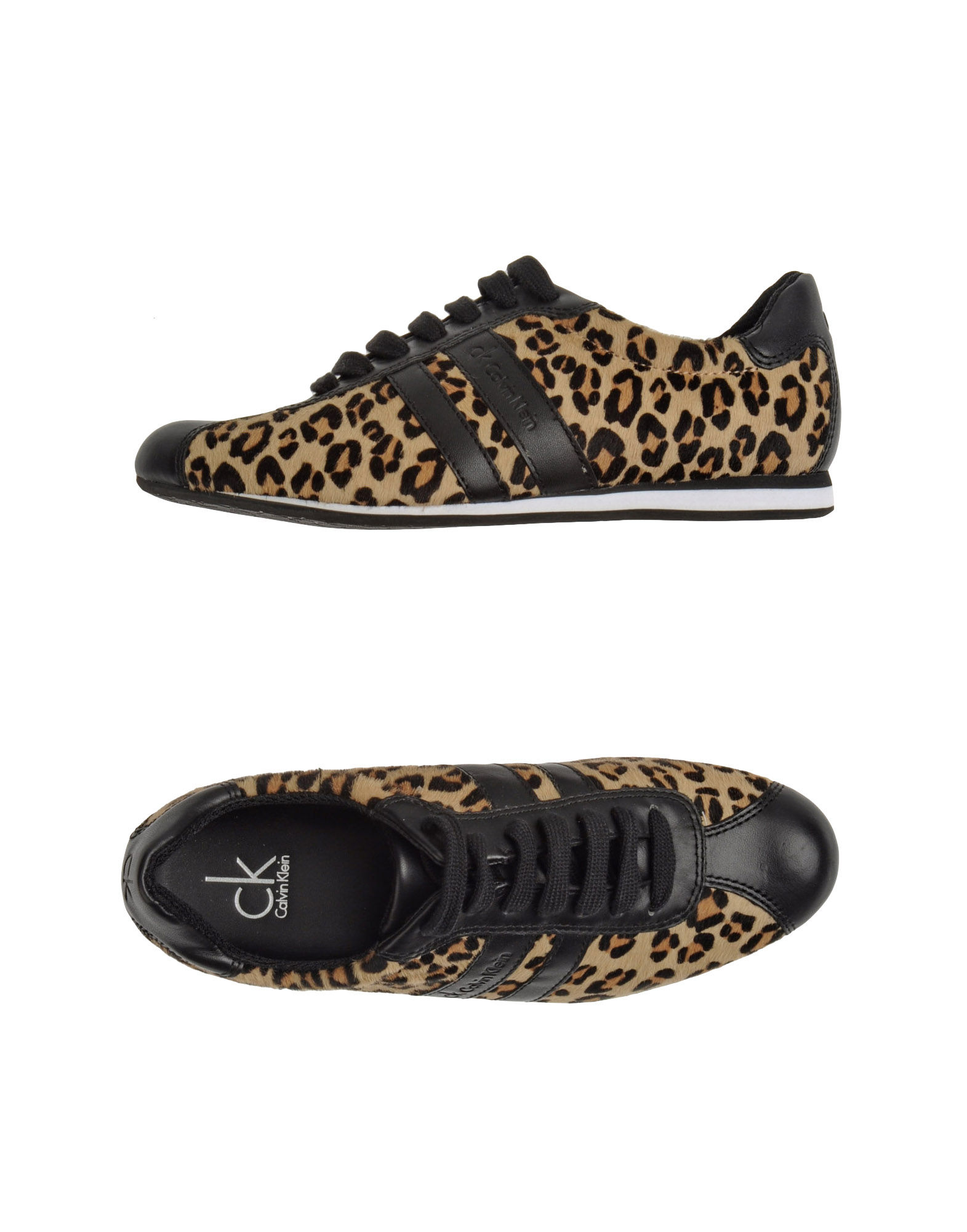 calvin klein leopard sneakers