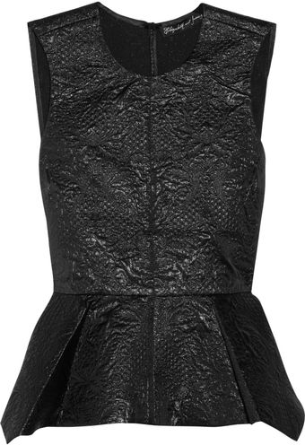 Elizabeth And James Yumi Metallic Brocade Top - Lyst