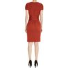 Giambattista Valli Gathered Waist Dress in Orange (rust) - Lyst