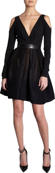 J. Mendel Cut Out Dress - Lyst