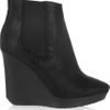 Jimmy Choo Britania Distressedsuede Ankle Boots in Black - Lyst