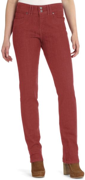 Levi's Jeans Skinnyleg Mid Rise Paprika Wash in Red - Lyst