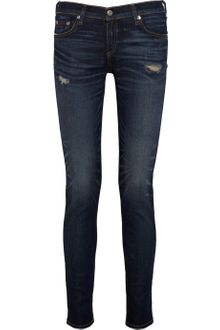 Rag & Bone Distressed Midrise Skinny Jeans - Lyst