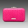 Rebecca Minkoff Minaudier Clutch in Pink (hot pink ostrich) - Lyst